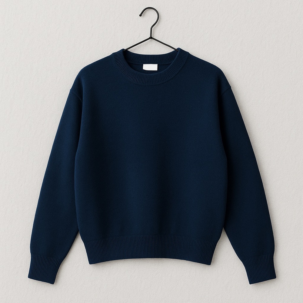 H&M Navy Blue Women's Crew Neck Sweater size large
